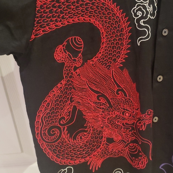Dragon Linen Button-Down - Picture 3 of 11